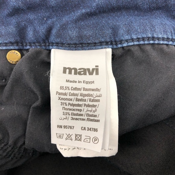 Mavi Blue Alexa Mid Rise Skinny Leg Denim Jeans - Picture 5 of 7